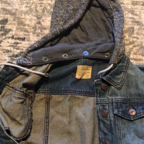 Papaya Jackets & Coats Papaya Jean Jacket With Hood Poshmark